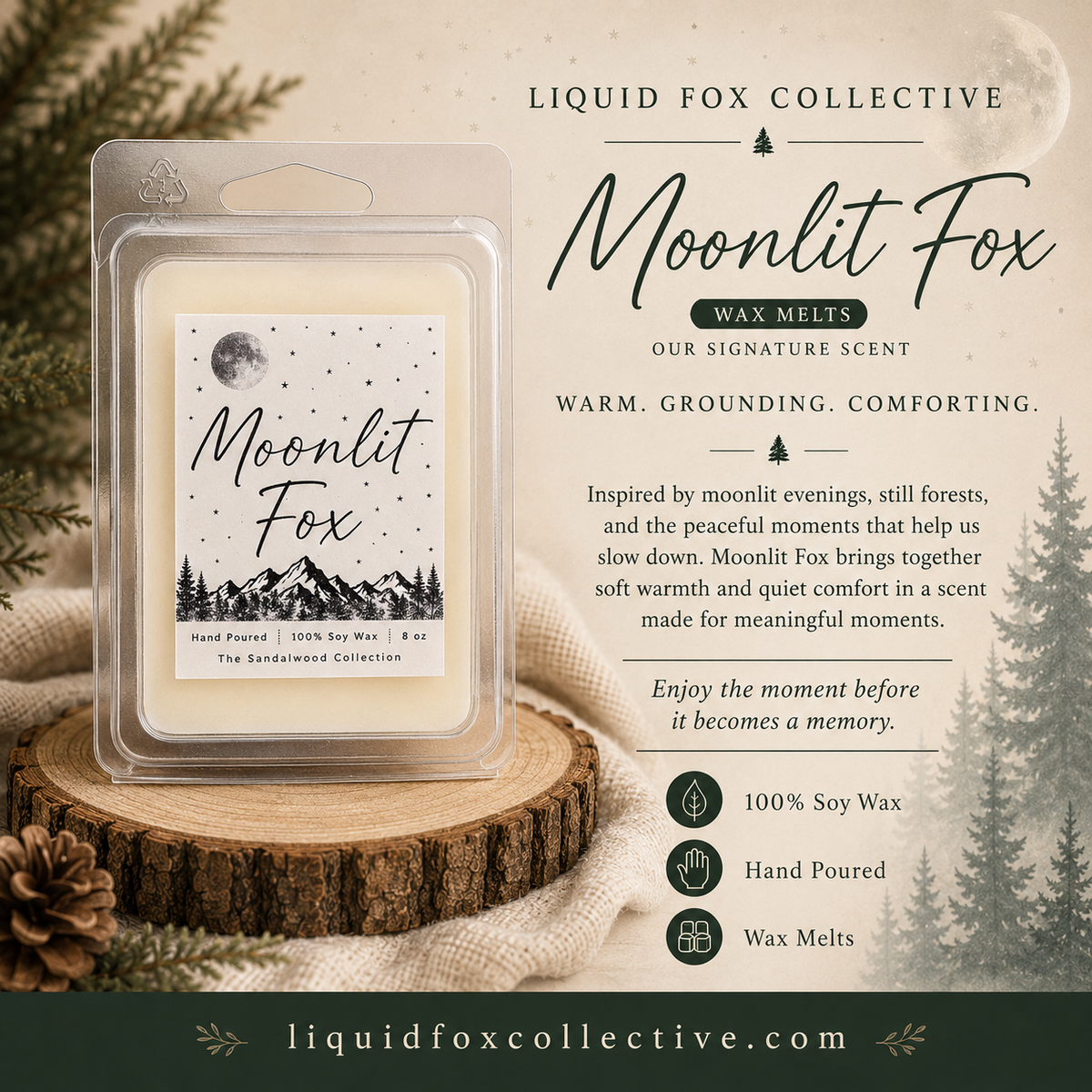 Moonlit Fox Wax Melts
